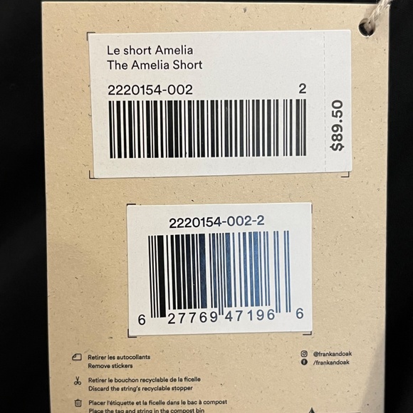 NWT Black Shorts - Picture 3 of 3